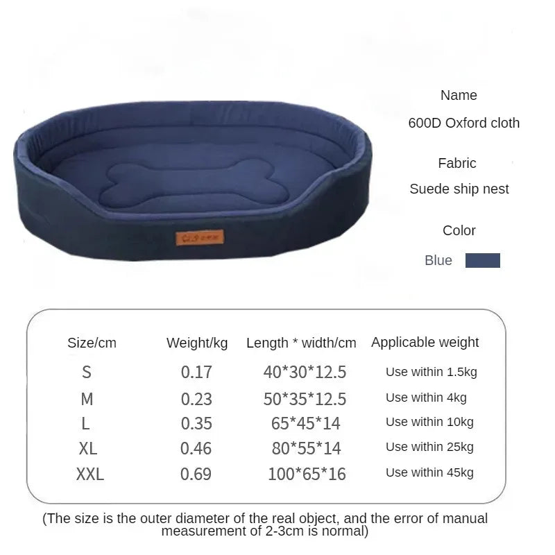 Luxurious Fluffy Dog Cushions - Perfect Pet Bed Sofa for Large and Medium Dogs, Cozy Blanket Mat for Cats and Puppies