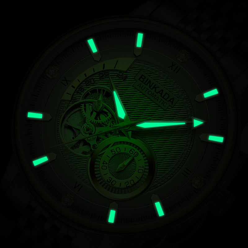 Full-automatic Watrproof Watch Live Hot Men's Watch Multi-function Mechanical Watch