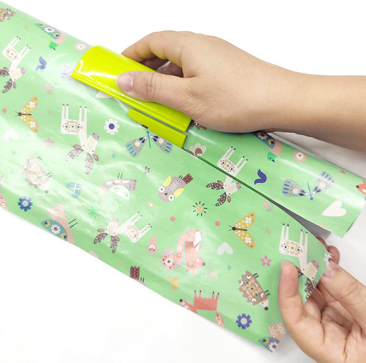 Effortless Gift Wrapping with the 2 Pack Green Wrapping Paper Cutter – Your Go-To Tool for Perfect Cuts Every Time!