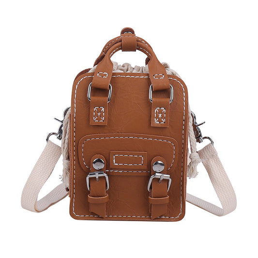 DIY Hand-woven Homemade Gift Messenger Bag Material Set