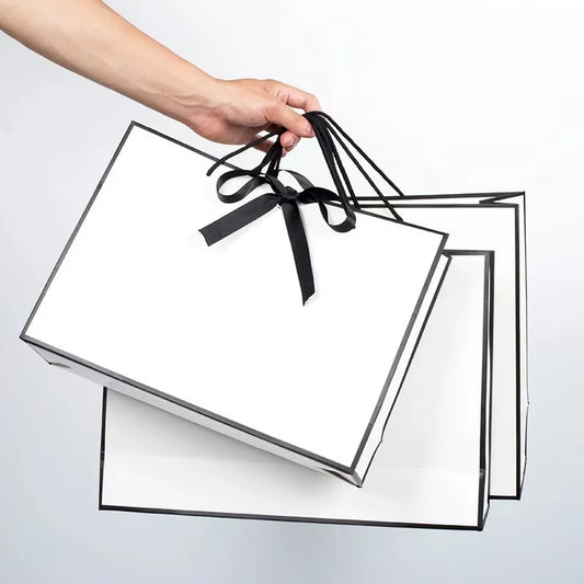Elevate Your Gifting Experience with our Stylish White Paper Gift Boxes - Perfect for Any Occasion!