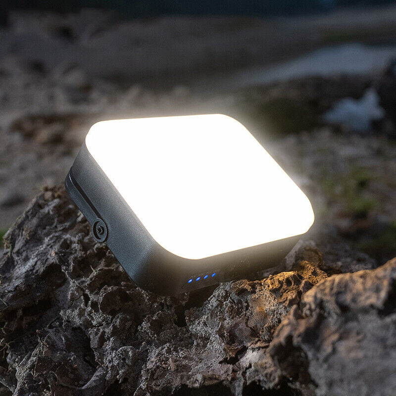 LED Solar Camping Lantern USB Rechargeable Outdoor Tent Emergency Night Light