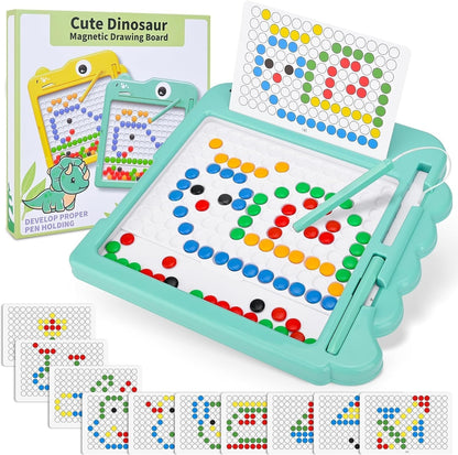 Kids Magnetic Drawing Board Montessori Fine Motor Skill Learning Toy Doodle Gift