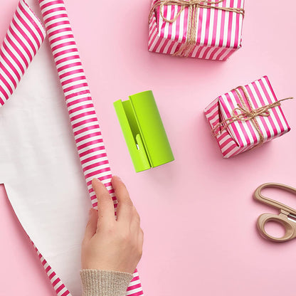 Effortless Gift Wrapping with the 2 Pack Green Wrapping Paper Cutter – Your Go-To Tool for Perfect Cuts Every Time!