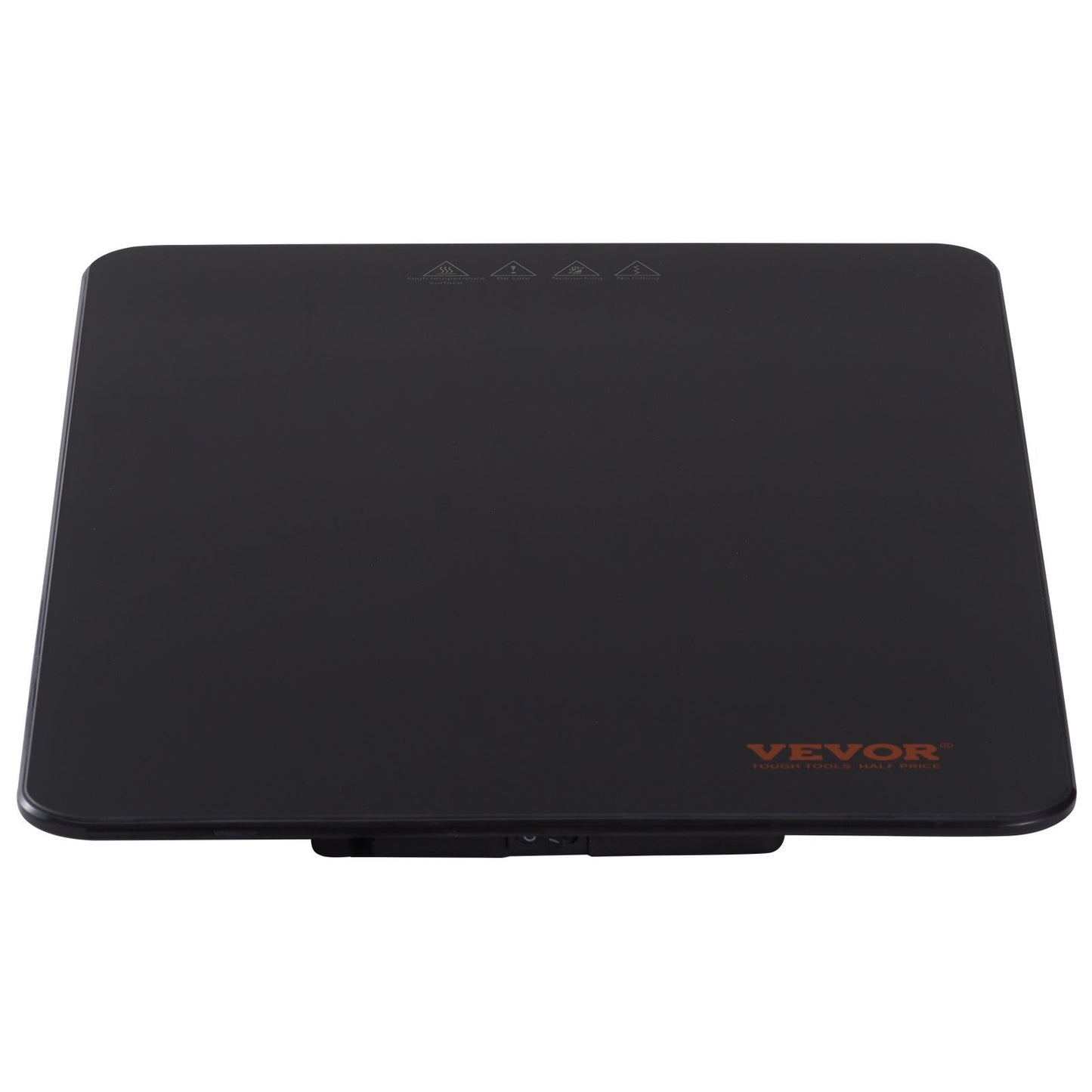 VEVOR Electric Warming Tray, Portable Tempered Glass Heating Tray, Perfect For Dinner, Catering, House, Parties, Events, Entertaining And Holiday, Black