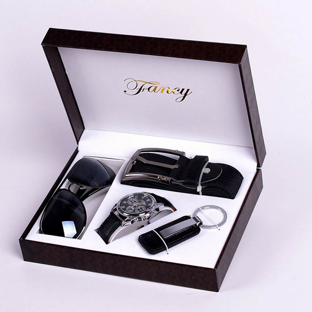 Men's Quartz Watch Gift Set