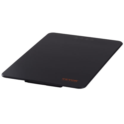 VEVOR Electric Warming Tray, Portable Tempered Glass Heating Tray, Perfect For Dinner, Catering, House, Parties, Events, Entertaining And Holiday, Black