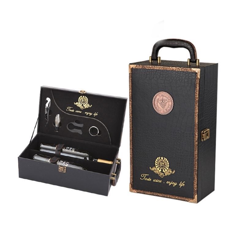 Red Wine Gift Box Gift Tote Bag