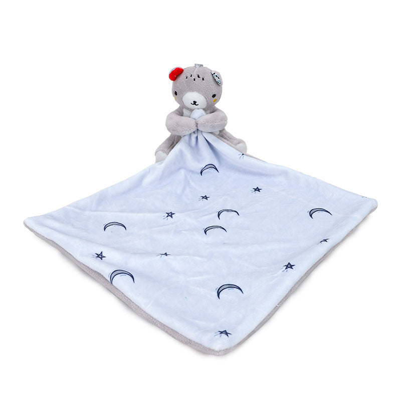 Baby comfort towel with sleep comfort doll