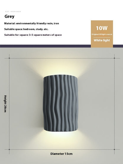 Bedroom Bedside Resin Wall Lamp Ambience Light