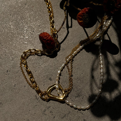 Women's Multi-layer Mix And Match Stitching Pearl Necklace