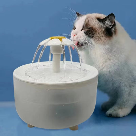 Elevate Your Pet's Hydration with the Ultra-Quiet 1.2L Automatic Cat Water Fountain - Smart Filtration and Adjustable Flow for Happy, Healthy Cats