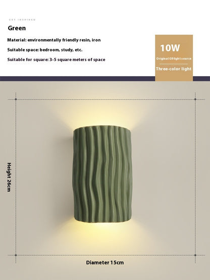 Bedroom Bedside Resin Wall Lamp Ambience Light