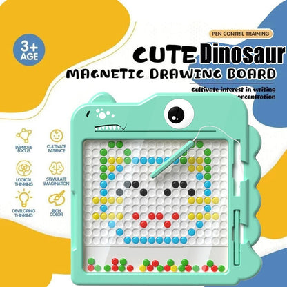 Kids Magnetic Drawing Board Montessori Fine Motor Skill Learning Toy Doodle Gift