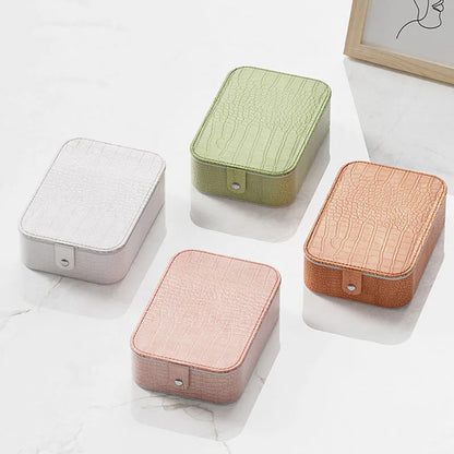 Makeup Bag with Mirror LED Travel Makeup Case Make up Bag Light up Mirror Adjustable 3 Color Rechargeable, Jewelry Box Organizer