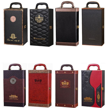 Red Wine Gift Box Gift Tote Bag