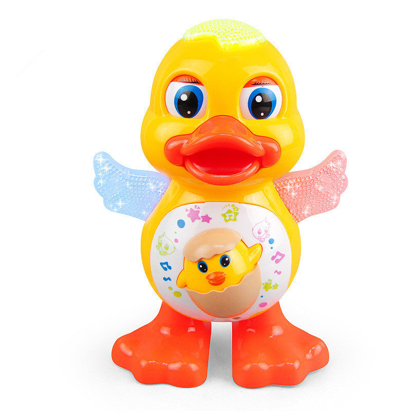 Cute Dancing Duck Educational Toy Musical Lighting Doll Interactive Kids Gift