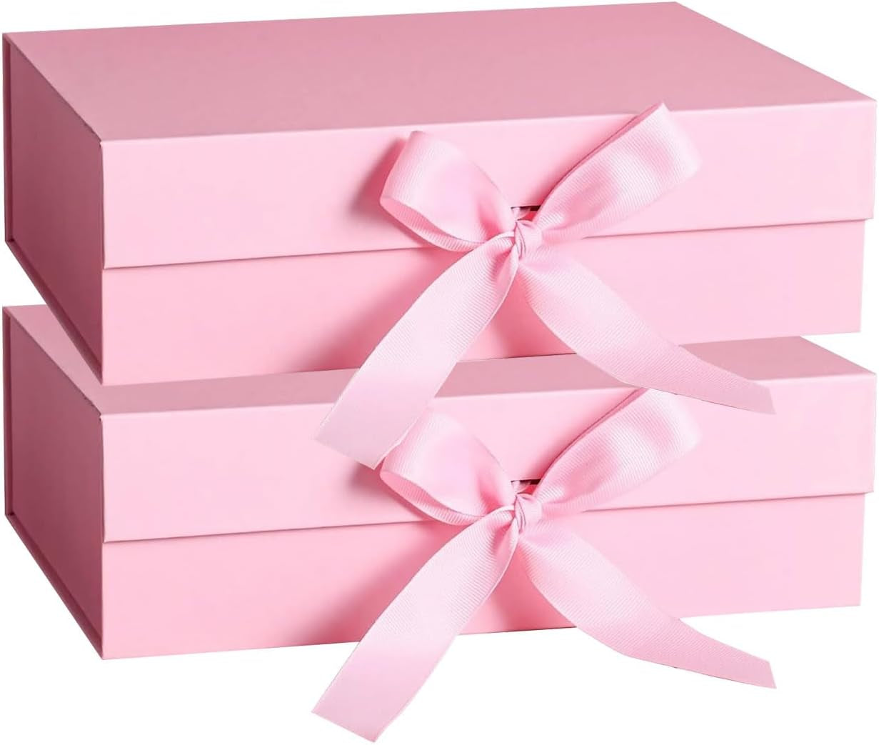 Deluxe Magnetic Closure Gift Box with Satin Ribbon - Perfect for Every Occasion: Birthdays, Weddings, Christmas, and More - 26x19x8cm