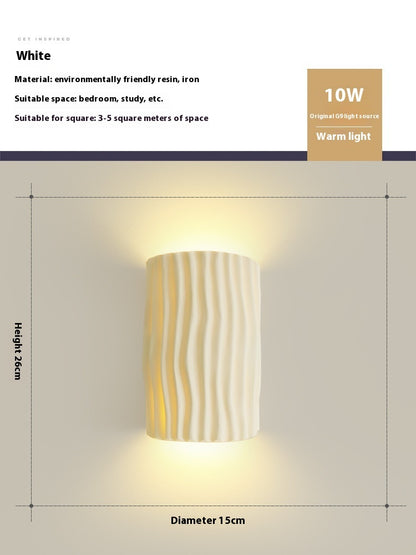 Bedroom Bedside Resin Wall Lamp Ambience Light