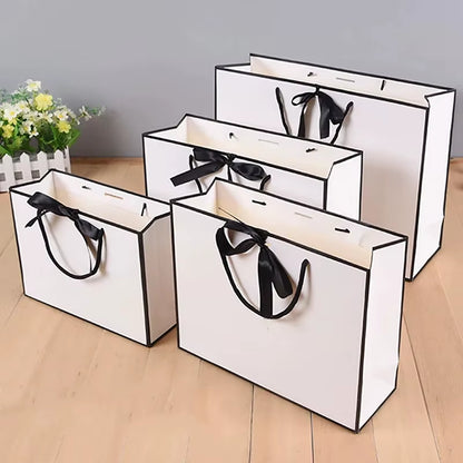 Elevate Your Gifting Experience with our Stylish White Paper Gift Boxes - Perfect for Any Occasion!