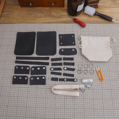 DIY Hand-woven Homemade Gift Messenger Bag Material Set