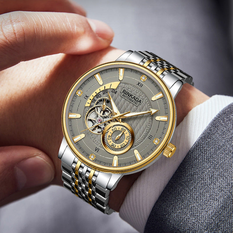 Full-automatic Watrproof Watch Live Hot Men's Watch Multi-function Mechanical Watch