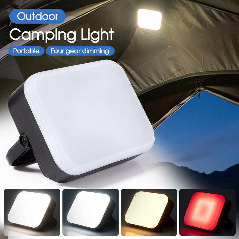 LED Solar Camping Lantern USB Rechargeable Outdoor Tent Emergency Night Light