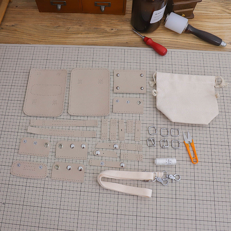 DIY Hand-woven Homemade Gift Messenger Bag Material Set