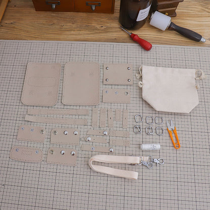 DIY Hand-woven Homemade Gift Messenger Bag Material Set