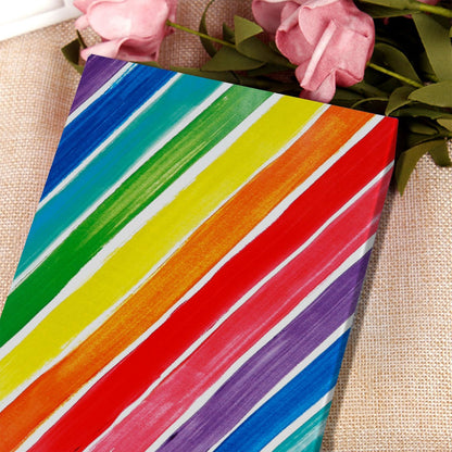 Vibrant Rainbow-Themed Gift Wrap Set - 3 Mini Rolls of Delightful Stripes and Polka Dots, Perfect for Birthdays, Baby Showers, Weddings, and All Celebrations - 17" x 118" per Roll!