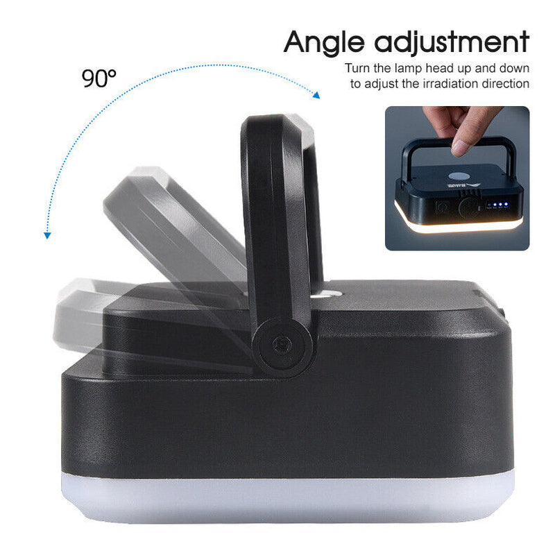 LED Solar Camping Lantern USB Rechargeable Outdoor Tent Emergency Night Light