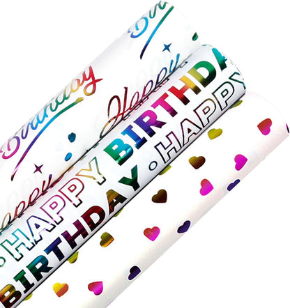 Vibrant Rainbow-Themed Gift Wrap Set - 3 Mini Rolls of Delightful Stripes and Polka Dots, Perfect for Birthdays, Baby Showers, Weddings, and All Celebrations - 17" x 118" per Roll!